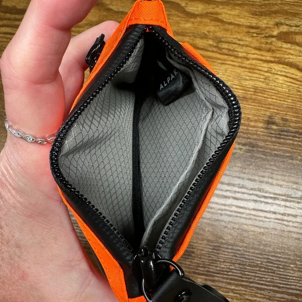 Alpaka Zip Pouch Pro Hot Orange X-Pac VX25 EDC Wallet Organizer AD010190704